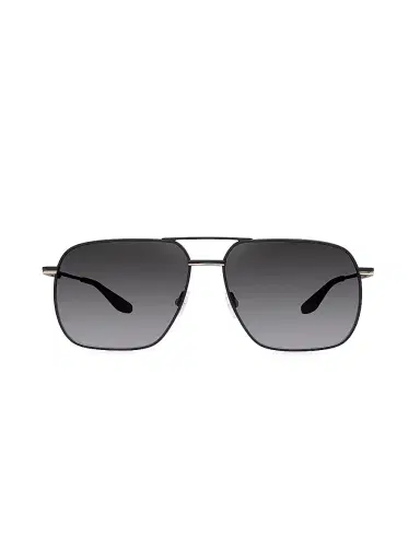 BARTON PERREIRA Men's 007 Legacy Royale Navigator 61MM Sunglasses - Black Satin Gold Smolder | Thumbnail 2