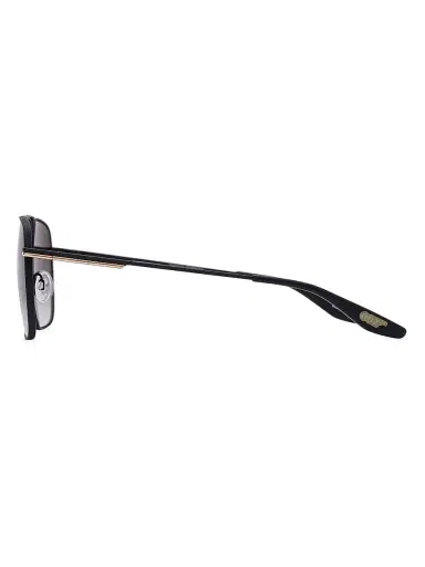 BARTON PERREIRA Men's 007 Legacy Royale Navigator 61MM Sunglasses - Black Satin Gold Smolder | Thumbnail 3
