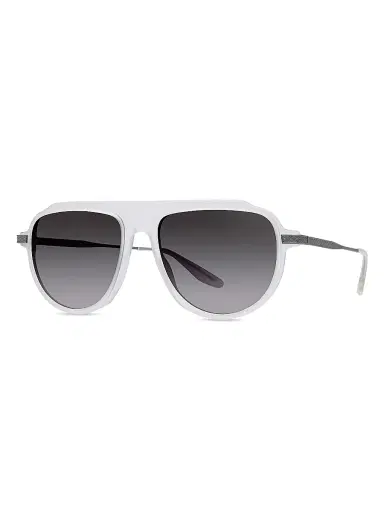 BARTON PERREIRA Men's Avtak Sport Matte 57MM Aviator Sunglasses - Matte Crystal Gunmetal Smolder | Thumbnail 1