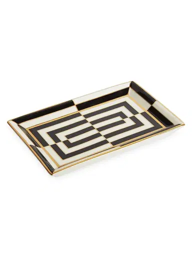 Jonathan Adler Op Art Rectangle Tray - White | Thumbnail 3 Jonathan Adler Op Art Rectangle Tray - White | Thumbnail 3