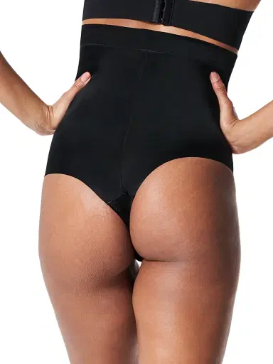 Spanx Women's Suit Your Fancy High-Rise Shaping Thong - Very Black - Size XL | Thumbnail 3