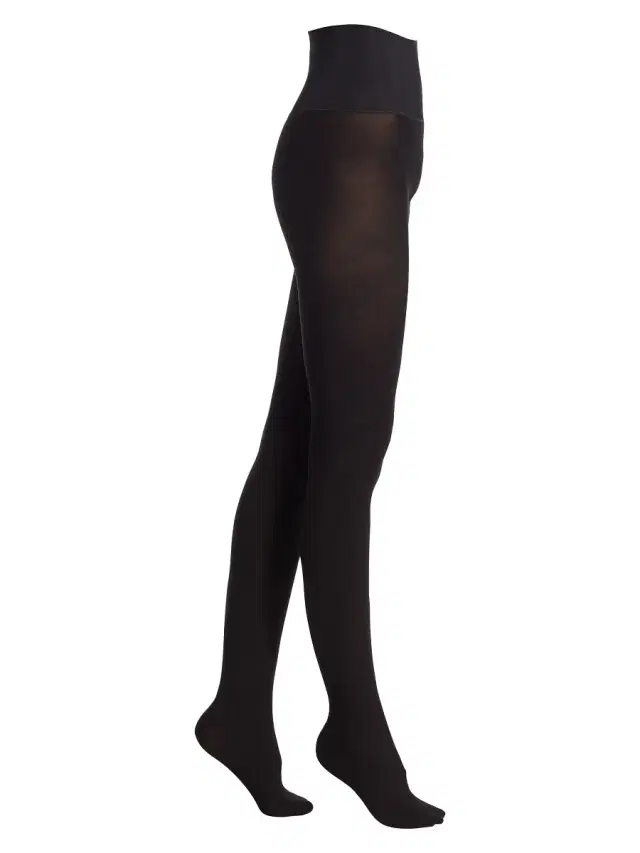 Women's Perfectly Opaque Matte Tights - Black