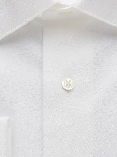 David Donahue Men's Regular-Fit Boxed Formal Shirt - White - Size 16.5 | Thumbnail 3