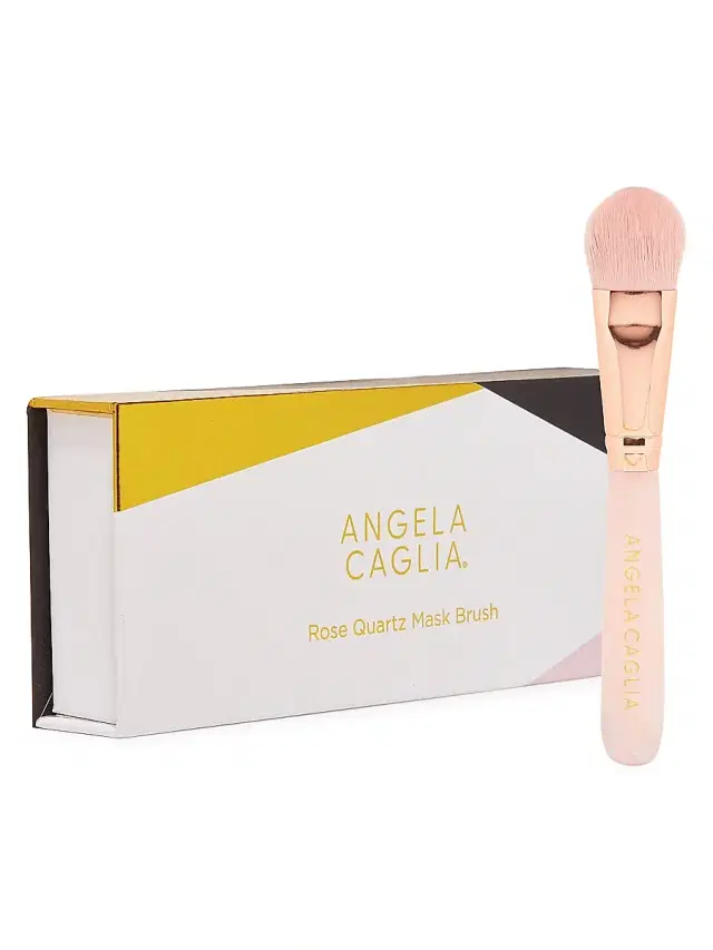 ANGELA CAGLIA Women's Rose Quartz Mask Brush