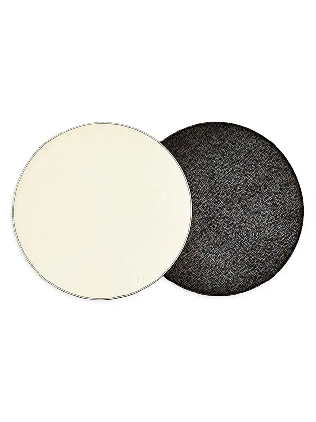 Reversible Placemats Set of 4 - White Black