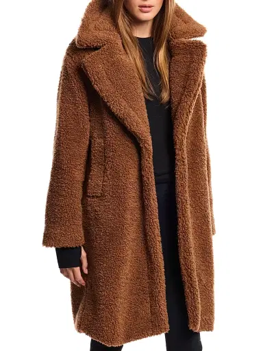 Sam. Women's Sherpa Leather-Trimmed Coat | Thumbnail 5 Sam. Women's Sherpa Leather-Trimmed Coat | Thumbnail 5