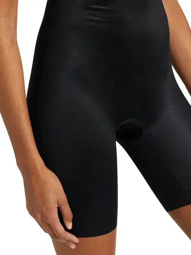 Spanx Women's Thinstincts 2.0 Open-Bust Mid-Thigh Bodysuit - Very Black - Size 26 | Thumbnail 5 Spanx Women's Thinstincts 2.0 Open-Bust Mid-Thigh Bodysuit - Very Black - Size 26 | Thumbnail 5