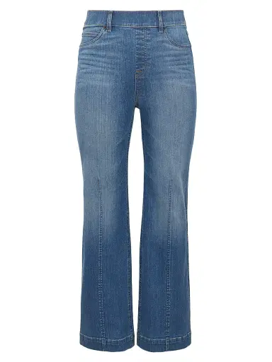 Spanx Women's Seamed-Front Wide-Leg Jeans - Vintage Indigo - Size XL | Thumbnail 1 Spanx Women's Seamed-Front Wide-Leg Jeans - Vintage Indigo - Size XL | Thumbnail 1