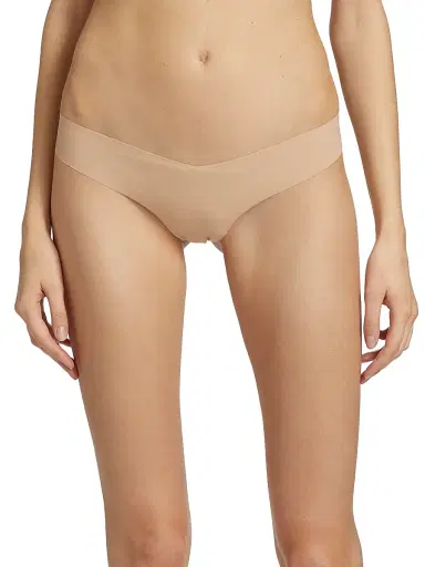 Commando Women's Stretch Microfiber Thong - Beige | Thumbnail 3