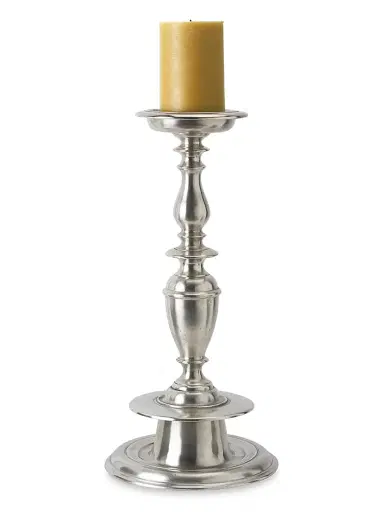 Match Gigante Pewter Pillar Candlestick | Thumbnail 1 Match Gigante Pewter Pillar Candlestick | Thumbnail 1