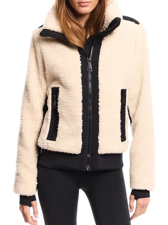 SAM. Women's Willie Sherpa Jacket - Almond