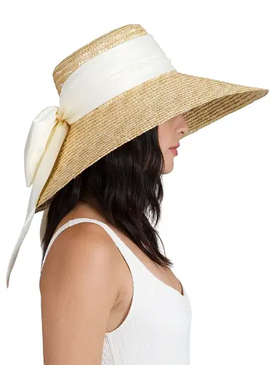 Eugenia Kim Women's Mirabel Satin Bow Sunhat | Thumbnail 2