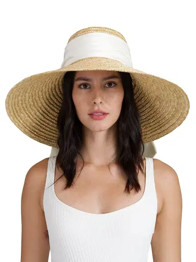 Eugenia Kim Women's Mirabel Satin Bow Sunhat | Thumbnail 1