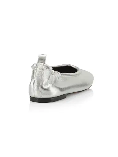 3.1 Phillip Lim Women's Stretch-Back Metallic Leather Ballet Flats | Thumbnail 3 3.1 Phillip Lim Women's Stretch-Back Metallic Leather Ballet Flats | Thumbnail 3