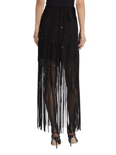 Jason Wu Collection Women's Fringed Tulle Pencil Skirt | Thumbnail 5