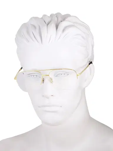 Cartier Men's Core Range 58MM Aviator Optical Glasses - Gold Transparent | Thumbnail 4