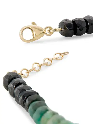 Jia Jia Women's Arizona Emerald Beaded Necklace - Emerald | Thumbnail 3