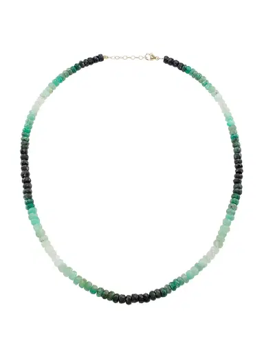 Jia Jia Women's Arizona Emerald Beaded Necklace - Emerald | Thumbnail 1
