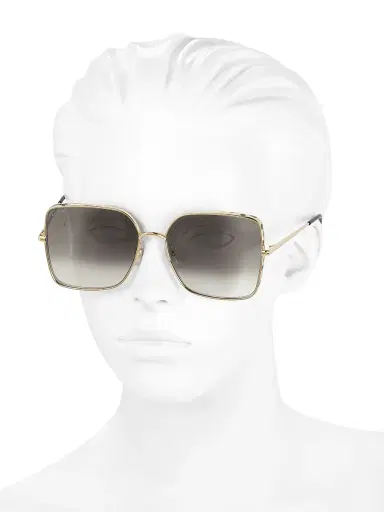 Cartier Women's Panthère De 59MM Square Sunglasses - Gold | Thumbnail 8