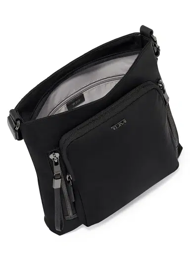TUMI Men's Voyageur Tyler Crossbody - Black Gunmetal | Thumbnail 2 TUMI Men's Voyageur Tyler Crossbody - Black Gunmetal | Thumbnail 2