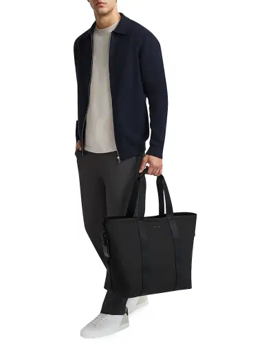 TUMI Men's Alpha Bravo  Essential East-West Tote - Off White | Thumbnail 2