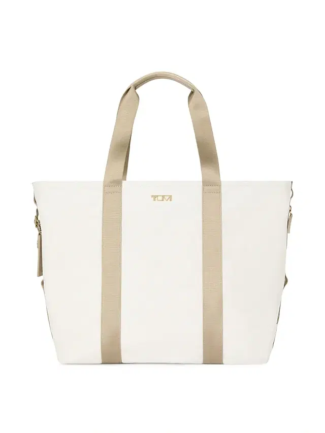 TUMI Men's Alpha Bravo  Essential East-West Tote - Off White