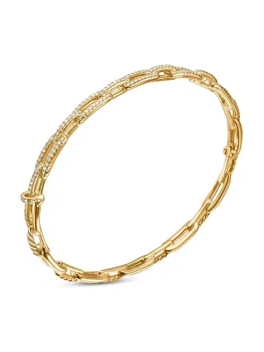 David Yurman Women's Stax Chain Link Bracelet in 18K Yellow Gold - Gold | Thumbnail 3 David Yurman Women's Stax Chain Link Bracelet in 18K Yellow Gold - Gold | Thumbnail 3