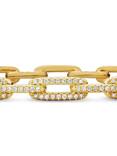 David Yurman Women's Stax Chain Link Bracelet in 18K Yellow Gold - Gold | Thumbnail 6 David Yurman Women's Stax Chain Link Bracelet in 18K Yellow Gold - Gold | Thumbnail 6