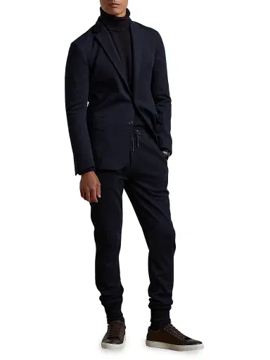 Ralph Lauren Purple Label Men's Wool Notch Lapel Blazer | Thumbnail 2