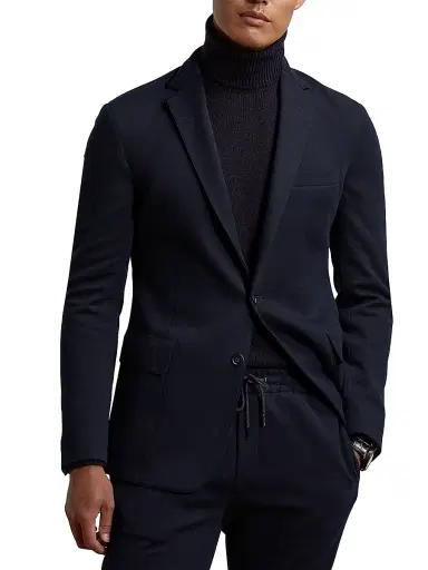 Ralph Lauren Purple Label Men's Wool Notch Lapel Blazer | Thumbnail 3