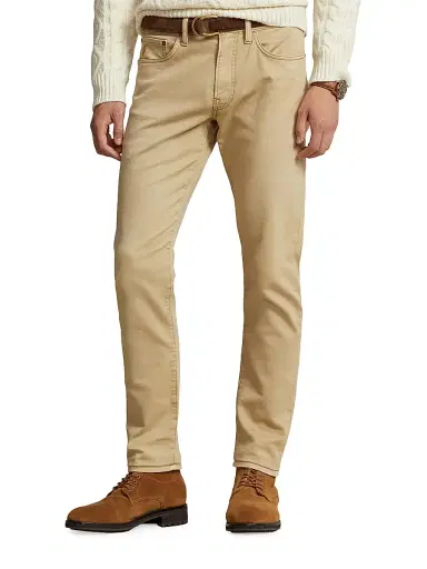 Polo Ralph Lauren Men's Sullivan Stretch-Cotton Chino Pants - Khaki Hill | Thumbnail 3 Polo Ralph Lauren Men's Sullivan Stretch-Cotton Chino Pants - Khaki Hill | Thumbnail 3