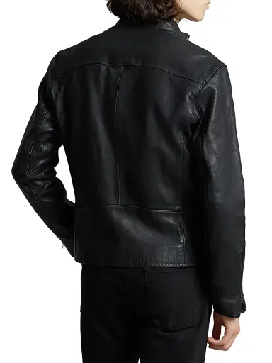Polo Ralph Lauren Men's Lambskin Café Racer Jacket | Thumbnail 5