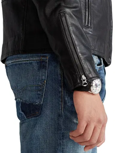 Polo Ralph Lauren Men's Lambskin Café Racer Jacket | Thumbnail 7