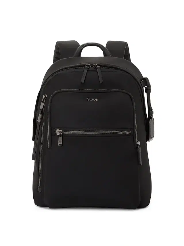 TUMI Men's Voyageur Halsey Backpack - Black Gun Metal