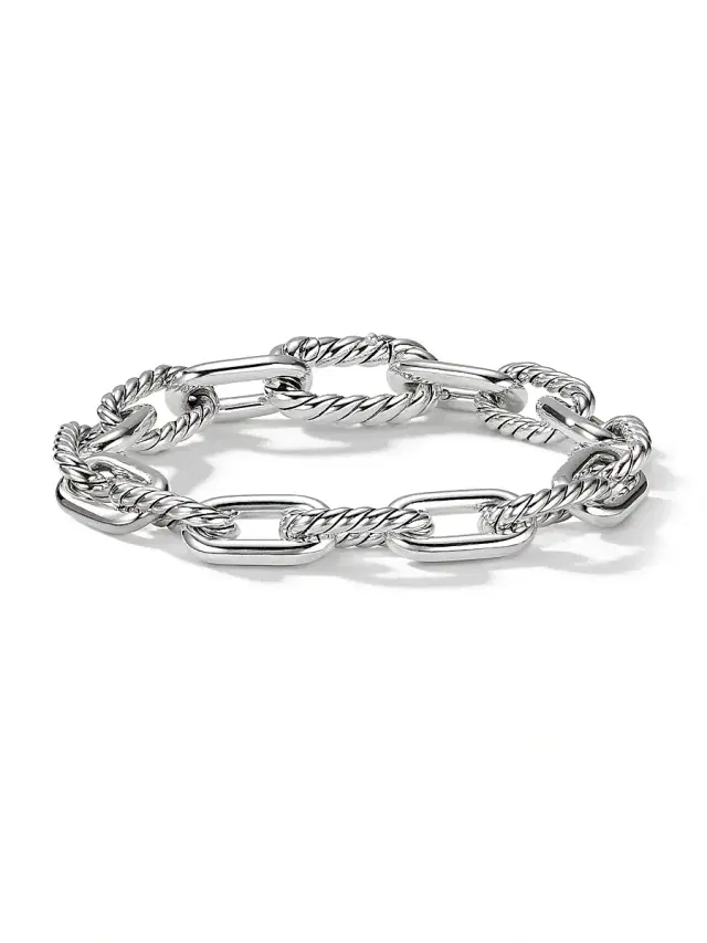 Women's DY Madison Chain Bracelet in Sterling Silver, 8.5mm - Silver