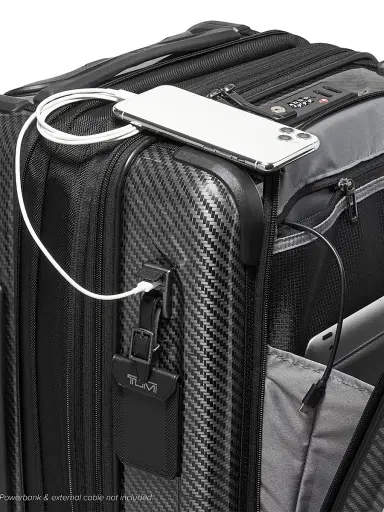 TUMI Tegra-Lite International Front Pocket Carry-On Suitcase - Black Graphite | Thumbnail 6 TUMI Tegra-Lite International Front Pocket Carry-On Suitcase - Black Graphite | Thumbnail 6