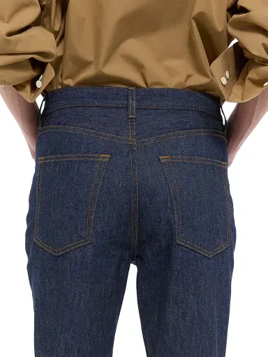 Helmut Lang Women's Mid-Rise Straight-leg Jeans - Raw Indigo | Thumbnail 7