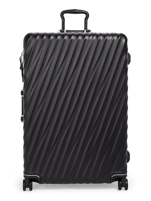 19 Degree Polycarbonate Extended Trip Suitcase - Black