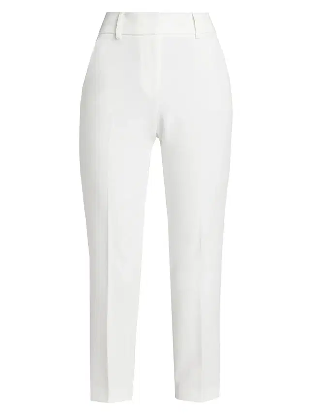 Milly Women's Nicola Crop Cady Pants - Ecru