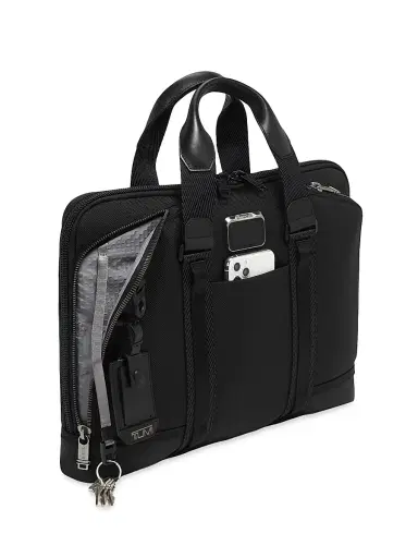 TUMI Men's Alpha Bravo Academy Briefcase | Thumbnail 4 TUMI Men's Alpha Bravo Academy Briefcase | Thumbnail 4