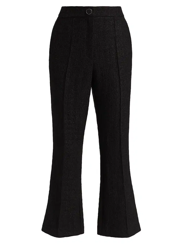 Milly Women's Betsy Bouclé Pants - Black