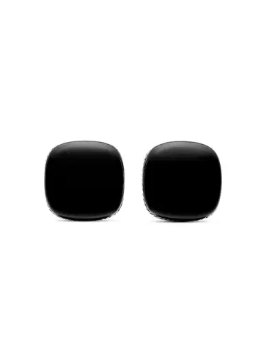 David Yurman Men's Streamline Cushion Cufflinks in Sterling Silver - Black Onyx | Thumbnail 1