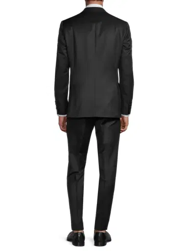 Ted Baker Men's Jenner Notched Lapel Tuxedo - Black | Thumbnail 4 Ted Baker Men's Jenner Notched Lapel Tuxedo - Black | Thumbnail 4