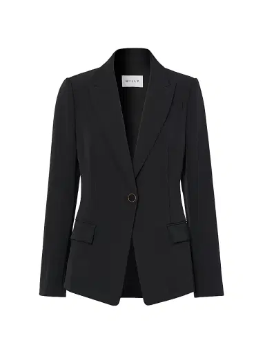 Milly Women's Avery Cady Blazer - Black | Thumbnail 1