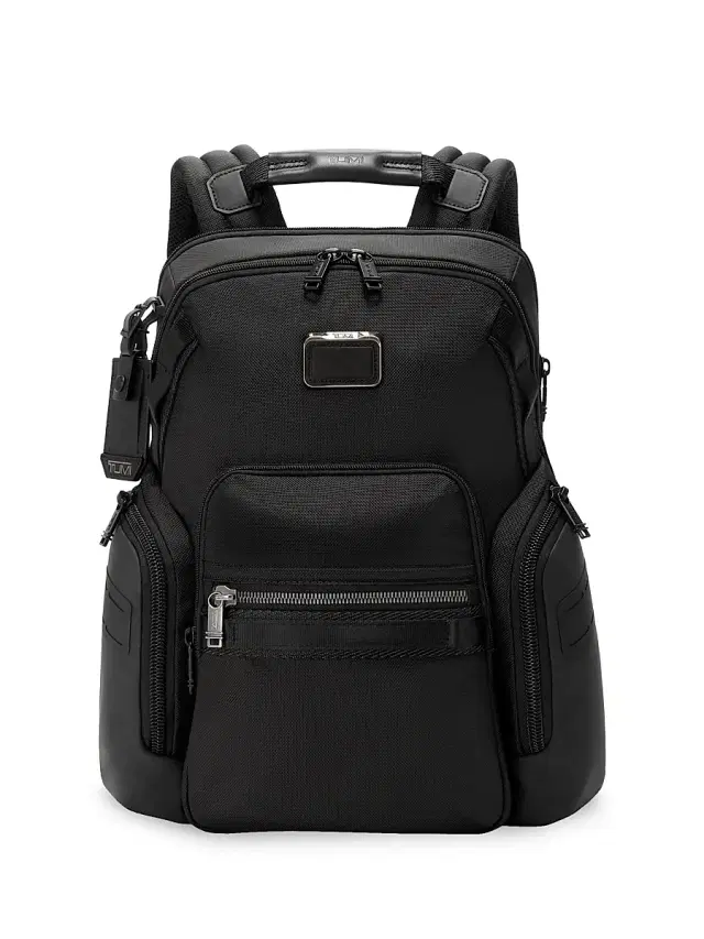 TUMI Men's Alpha Bravo Navigation Backpack - Black