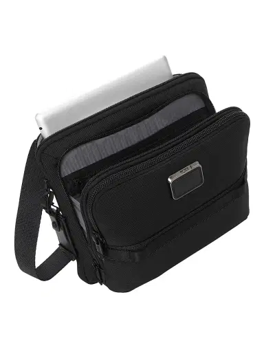 TUMI Men's Alpha Bravo Service Crossbody - Black | Thumbnail 2