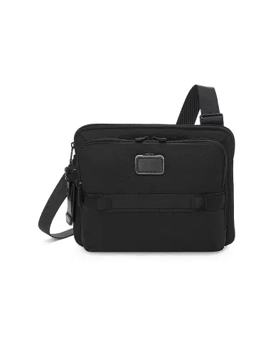 TUMI Men's Alpha Bravo Service Crossbody - Black | Thumbnail 1