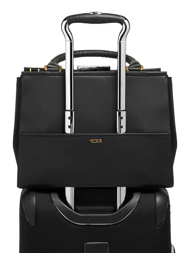 TUMI Men's Pavia Cori Croc-Embossed Tote Bag - Black | Thumbnail 4 TUMI Men's Pavia Cori Croc-Embossed Tote Bag - Black | Thumbnail 4