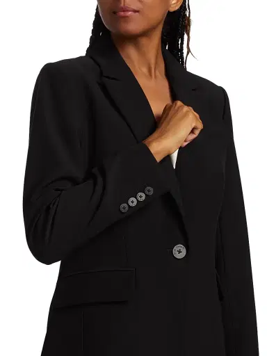 Elie Tahari Women's Notch Collar One-Button Blazer | Thumbnail 6 Elie Tahari Women's Notch Collar One-Button Blazer | Thumbnail 6