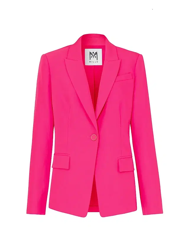 Milly Women's Avery Cady Blazer -  Pink